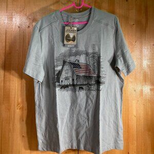 NEW! JOCKEY OUTDOOR LUKE BRYANT Large L Lrg Mens Short Sleeve T-Shirt Tee Shirt
